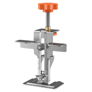 Ergonomic Cabinet Mounting Jig Alignment Wide Opening Clamp Featuring Steel Build Body NonMarring Protective Sleeves