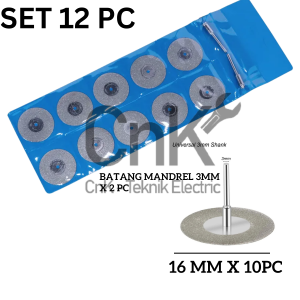 GERGAJI MINI GRINDER 12IN1 + KONEKTOR GERGAJI POTONG BATU BESI KAYU RESIN DLL MINI CUTTING DISK