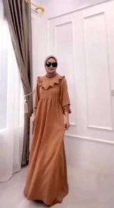 O Sheera Dress Gamis Busui Gamis Crincel Airflow