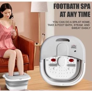 Automatic heating Foot bath pan heating foot massage tray for foot massage Automatic timing temperature massage tray to promote blood circulation and relieve fatigue