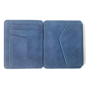 Super Magic Card Holder Male Card Holders Matte Leather Slim Credit Card Case Men Business Cards Cover