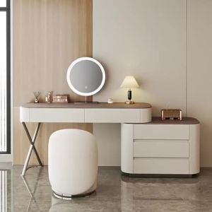 Italian Minimalist Dressing Table Minimalist Modern Makeup Table Light Luxury Bedside Table Vanity Table