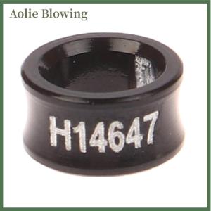 Aolie 10Pcs Aluminum Parrot Leg Rings Pigeon Foot Rings Bird Parrot Feeding Identification Outdoor Flying Training Tools Bird Supplies