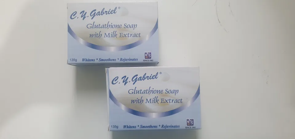 PACK OF 2 C.Y. Gabriel Glutathione Soap with Milk Extract 135g Premium  Brightening Soap 135G Normal Skin Multi-Pack Soap Local Supplier Warranty  Soap - Lazada | Lazada PH