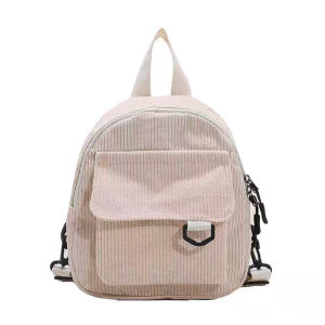 Tas Ransel Backpack Mini Corduroy Ransel Sekolah Backpack Anak Tas Cewek Pria Wanita