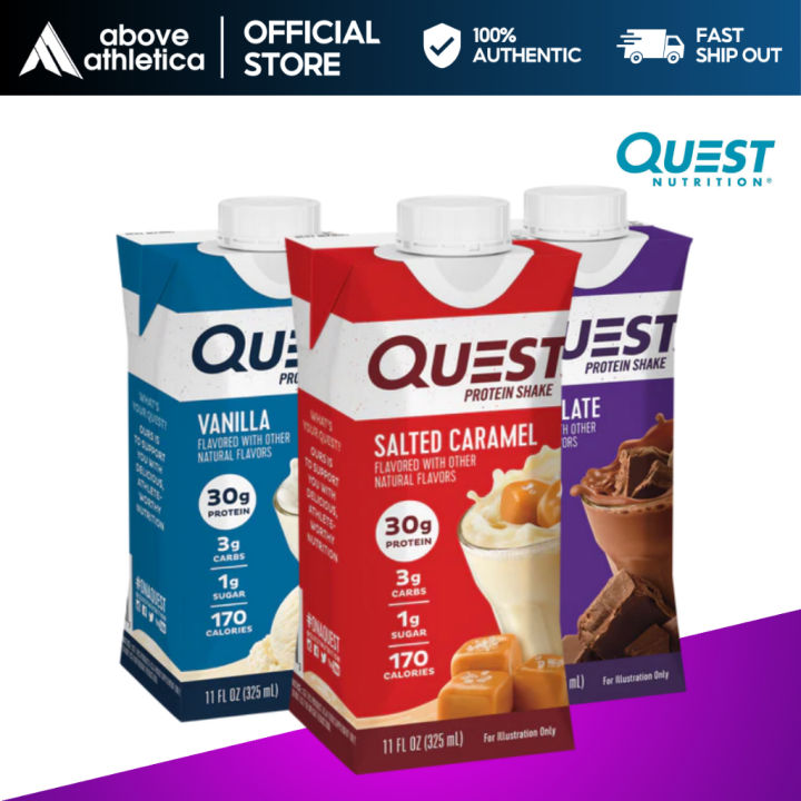 Quest Nutrition ReadyToDrink Protein Shake 11oz High Protein, Low