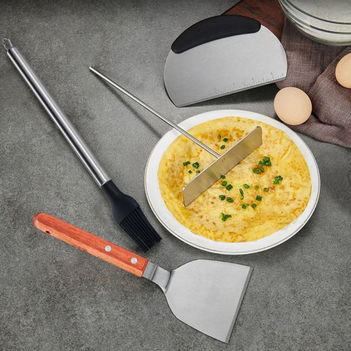 LIANG Stainless Steel Crepes Spreader Professional Rustproof T Shaped ...
