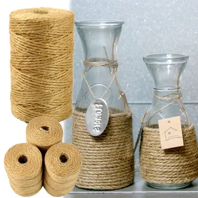 [HCM]Cuộn 100m dây thừng 2mm chất liệu dây chắc chắn dùng trang trí handmade đồ thủ công lọ hoa phong cách vintage