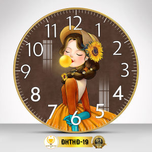 Đồng Hồ Treo Tường CHÂN THIỆN MỸ Kim Trôi 30cm 35cm 40cm Quà Khai Trương Decor Trang Trí Nhà Cửa CĐHTHĐ-01