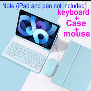 With Keyboard Mouse Suit for IPad 5th 6th 7th Gen 8th 9th 10th Generation Wireless Bluetooth Keyboard Cases Cover for IPad Air 2 3 4 5 Pro 9.7 10.5 11 Mini 1 2 3 4 5 6 Bluetooth Keyboa
