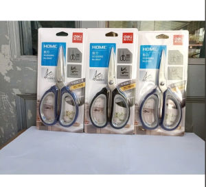 6047 - Kéo Văn Phòng Deli 190mm Cắt Giấy Bìa Nhựa Đa Năng
