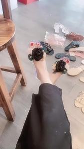 [Free Shipping] New Summer WomenS Slippers Fashionable And Versatile Floral Slide Sandals For Outdoor Wear WomenS Beach Sandals Flat Slippers