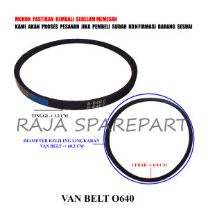 FB640 V BELT MESIN CUCI / LINDEN MESIN CUCI / VAN BELT O640