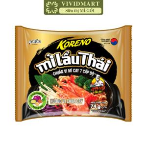 [GÓI LẺ] - PALDO - Mì lẩu Thái Koreno hương vị chua cay Mì Koreno Hàn Quốc Mì lẩu thái Hàn Quốc Mì Hàn Quốc (75g/gói)