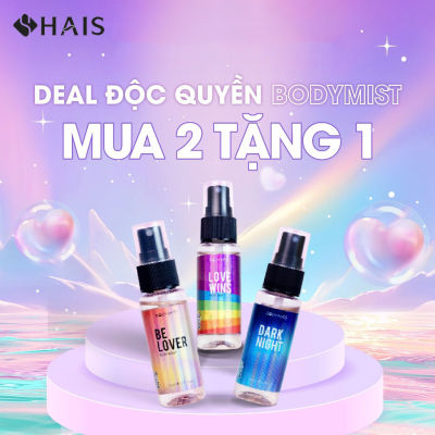 [MUA 2 TẶNG 1] Body Mist Unisex Nam Nữ Lưu Hương Lâu 6H Bodymist Chính Hãng BODYMISS 30ml (Chai)