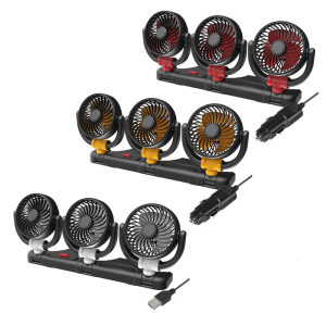 หัวพัดลมไฟฟ้า3หัวที่มีประสิทธิภาพสำหรับสภาพแวดล้อมในบ้านอัตโนมัติพร้อมระบบลดเสียงรบกวนและความเย็นที่สบายปรับมุมได้