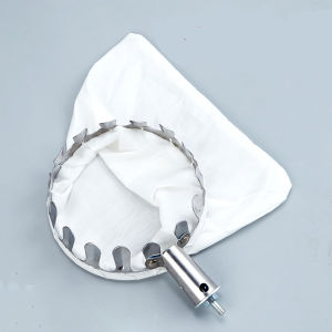 Dụng Cụ Hái Trái Cây Trên Cao Kèm Túi Vải Chuẩn Size 16 Cm Vợt Hái Quả Bằng Kim Loại Siêu Chắc