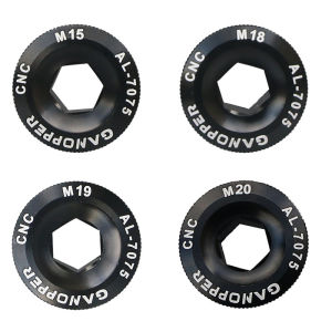 [haoh] M15 M18 M19 M20 Aluminum Alloy MTB Bicycle Crank Screw Cap Road Bike Crankset Cover Caps Bolt