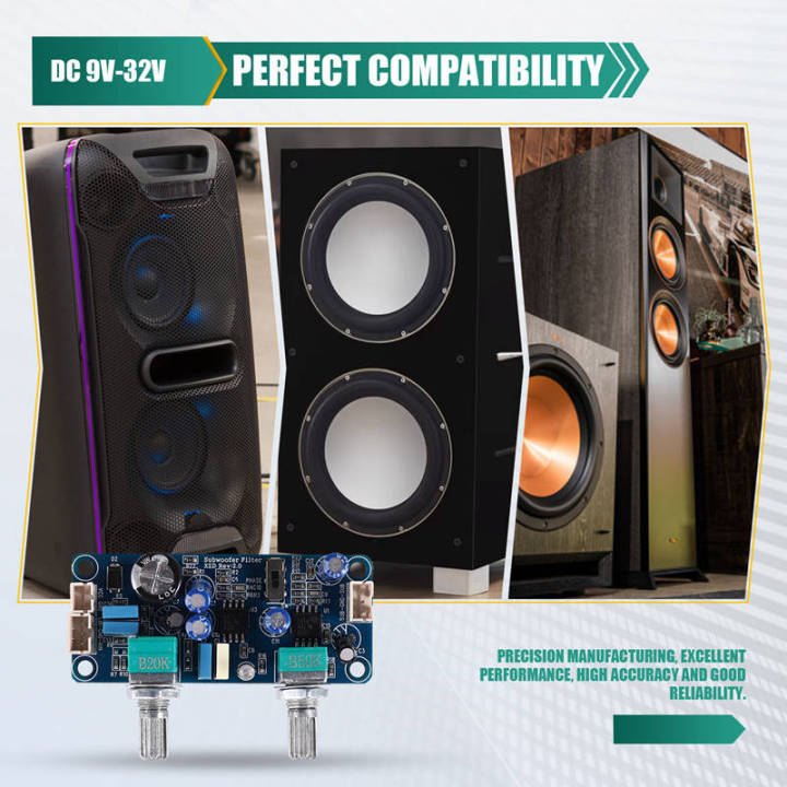Subwoofer Low Pass Filter Subwoofer Komponen