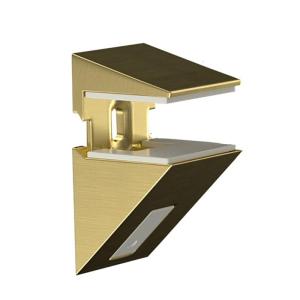 Multipurpose Sturdy Glass Clamp Support Wall Mounted Shelf Holders for Glass and Shelves in Shower Room Kitchens