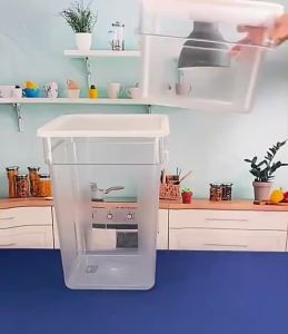 18L PC Square Storage Container sealed snack food storage Food storage container