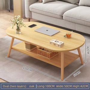 Nordic Solid Wood Tea Coffee Table