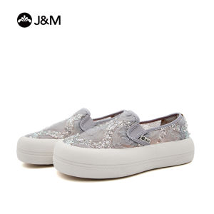 Joy&Mario Womens Loafers Platform Shoes Fashion Slip-on Casual Shoes Breathable Mesh Womens Shoes