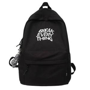 Trendi Anak Perempuan Laki-laki Tahan Air Laptop Kuliah Ransel Mode Travel Wanita Tas Nilon