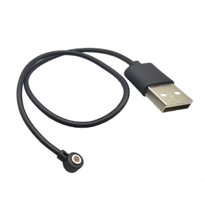 4mm Round Magnetic Charging Cable For R02 R06 R09 R18 Rings PVC Construction Universal Compatibility Safety Protective