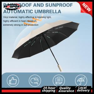 Fully Automatic Reverse Folding Umbrella Windproof Compact Foldable Umbrella Small Portable Umbrella for Sun Or Rain Days