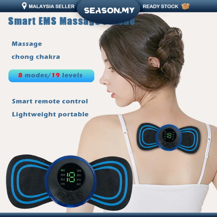 Electric Neck Massager EMS Cervical Vertebra Massage Patch for Muscle ...