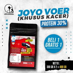 BELI 1 GRATIS 1 | MAKANAN BURUNG KACER | VOER HARIAN | VOER NUTRISI KOMPLIT | VOER HARIAN KHUSUS KACER PROTEIN 30% 300 GR