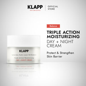 KLAPP Triple Action Moisturizing Day + Night Cream 50ml Intense & Long-Lasting Hydration Boost For All Skin Types
