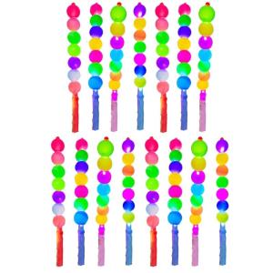 10/15Pcs Christmas Light Up Sticks Antler Bells/Tanghulu Glow Wand For Holiday Parties And Festival Celebration All Age