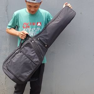 Tas Gitar Listrik Bahan Tebal Anti Air Import Murah Bass Elektrik Terbaru 2024 Gigbag Thermo Keren
