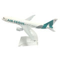 2025JASON TUTU 16cm Korean Air Seoul Airbus A380 Airlines Model Airplane Diecast Metal 1/400 Scale Planes. 
