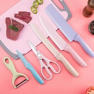 Ulifeshop Pas Kitchen  Set  6pcs Kitchen  Non-slip Easy To Clean Health