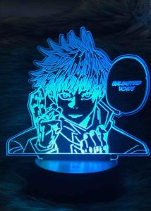 Đèn Led 16 Màu 3d Tạo Hình Nhân Vật Anime Jujutsu Kaisen Ryomen Sukuna Quà tặng remote điều khiển
