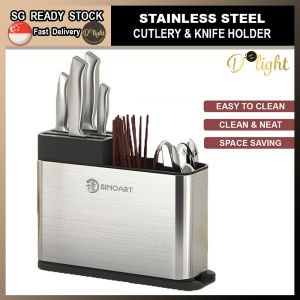 High Quality 2in1 Stainless Steel Knife Cutlery Holder Kitchen Utensils /Knife Fork Spoon Holder /Kitchenware Organizer