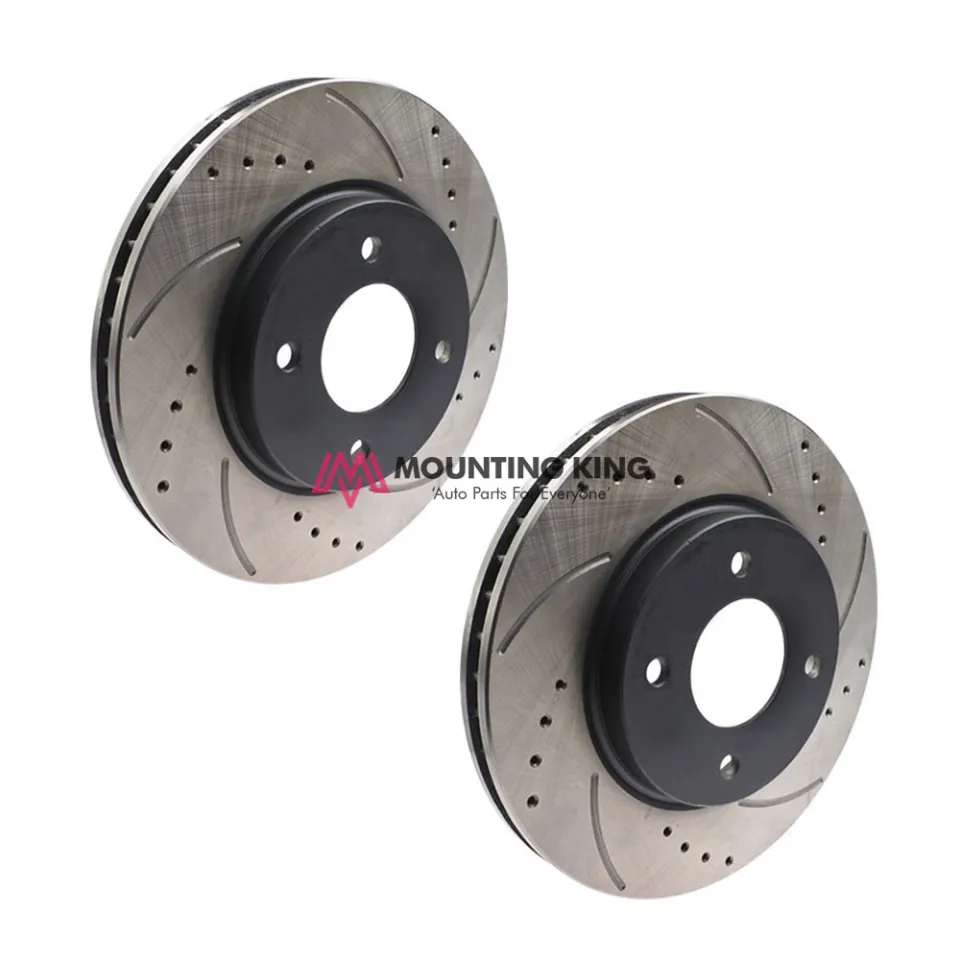 Hawk Performance Slotted-Only Rear Brake Rotor Set (REAR): Dodge Ram 2500 / Ram 3500 (09-10