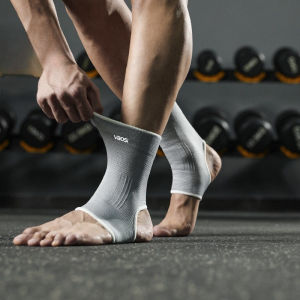 VBOSI 1Pair Breathable Knitted Ankle Support Brace Compression Socks Men Women Elastic Injury Prevention for Running Gym Sports