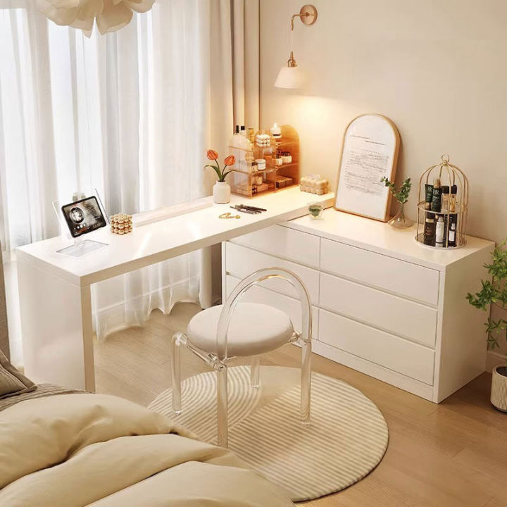 Dressing Table With Drawers Dresser Retractable Table Dressing Table ...