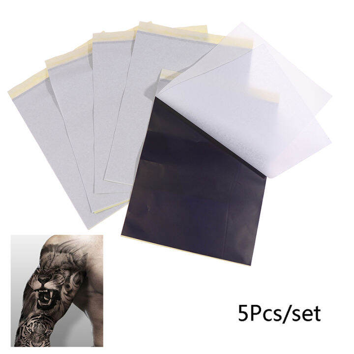 💄 BELLE  5Pcs/Set Tattoo Transfer Paper Stencil Carbon Thermal Copier Tracing Hectograph