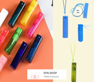 10ml Mini Spray Bottle WITH LACE Refillable-Perfect For Alcohol/Perfume/Fragrances