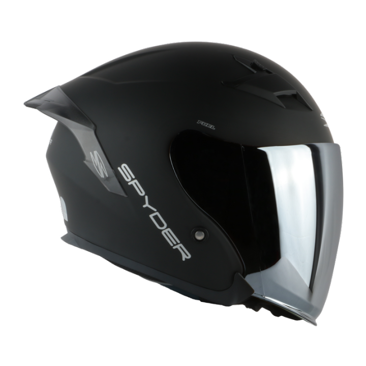 Spyder Openface Helmet with Dual Visor FUEL PD S0 (FREE CLEAR VISOR