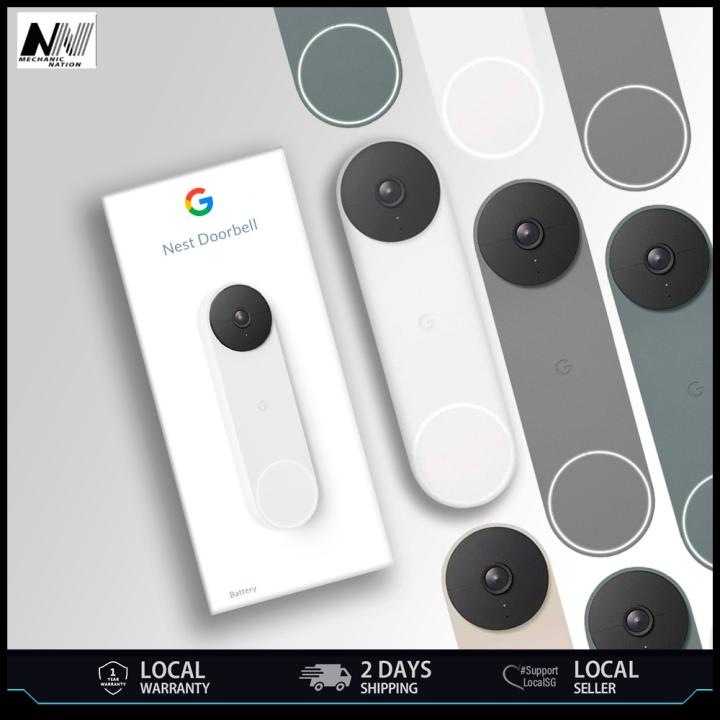 Google Nest Doorbell Battery / Wired cctv door bell viewer motion