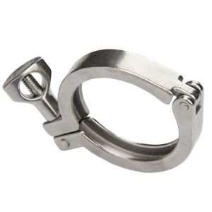 ALLLUCK Công suất lớn Phụ kiện nối ống Tri Clamp Đai ốc cánh Thép không gỉ SS304 Tri Clamp  Kẹp ống