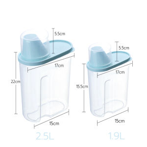 AIK กล่องเก็บของแบบปิดผนึก ถังเก็บเมล็ดธัญพืช กล่องเก็บของแบบปิดผนึก ข้าวสาร Whole grain storage tank