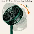 Quạt Tích Điện Gấp Gọn - Quạt Mini Fan Để Bàn Xoay 180 Độ, 3 Tốc Độ Gió Siêu Mát, Cổng Sạc USB, Thiết Kế Nhỏ Gọn Dễ Dàng Mang Theo - Bảo Hành 1 Đổi 1 - Giadungbv247. 