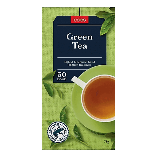 Coles Green Tea 50 Bags Lazada PH